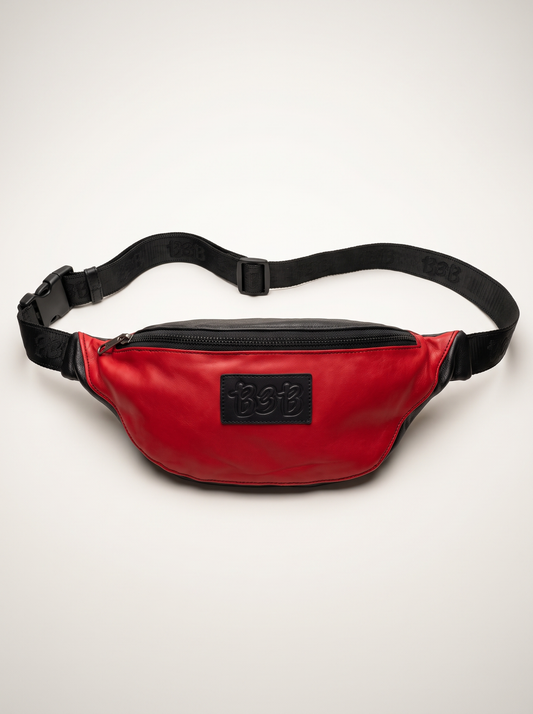 Bum Bag - Red and Black