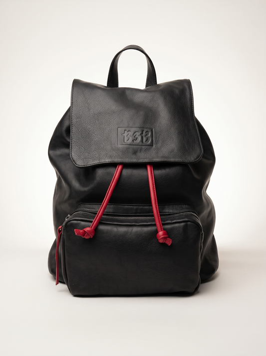 Drawcord Backpack - Black